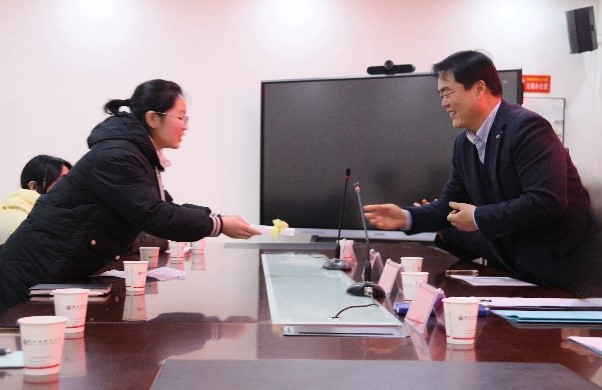 중국 상락시 짜수현 짜수중학교 장학기금 지원 활동